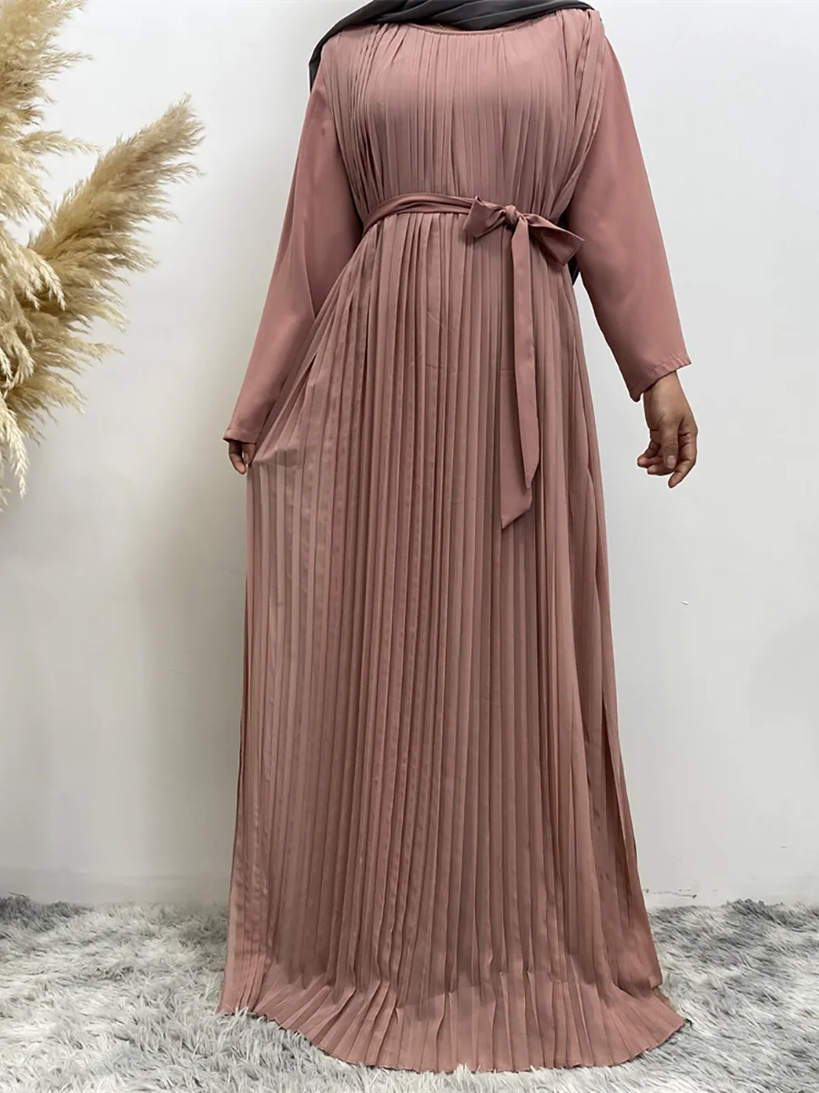 Women Abaya Eid Kaftan Dubai Turkey Muslim Jilbab Islam Robe African Dress Kimono Clothing Fashion Caftan Femme Musulmane Prayer