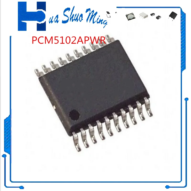 

5PCS/LOT PCM5102APWR PCM5102APW PCM5102A PCM5102 TSSOP20