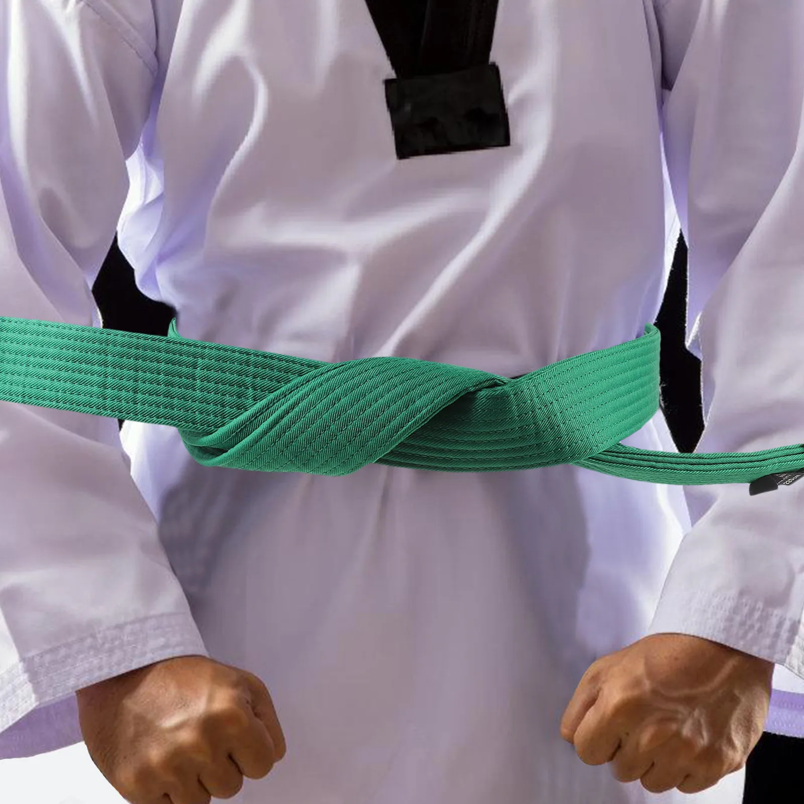 

Набор из 3 хлопковых поясов для тхэквондо, для начинающих и профессионалов, разноцветные пояса для карате и добоков