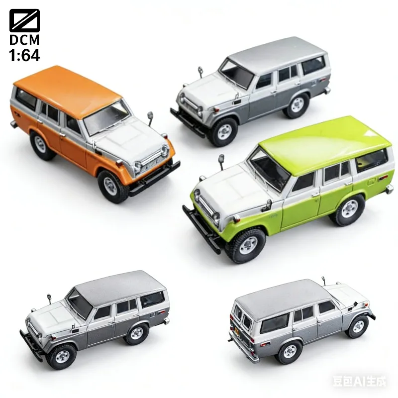 

DCM 1:64 Toyota Land Cruiser FJ55 Cast Alloy Static Model Car, Boys' Holiday Gift Toy Collection Decoration Item.