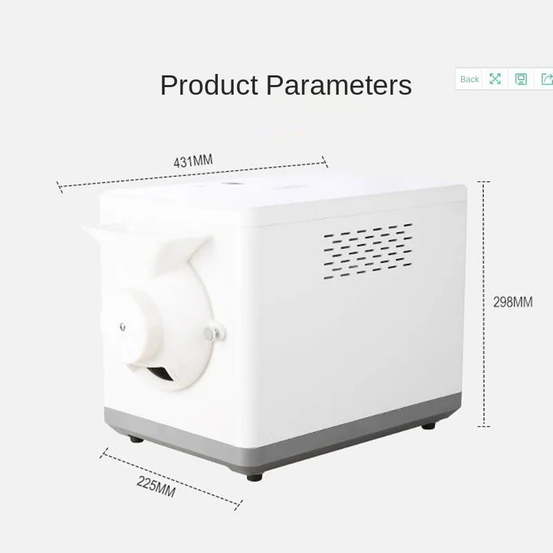 Cafemasy سعة كبيرة ودرجة حرارة قابلة للتعديل محمصة حبوب البن ، 5 حبوب #3