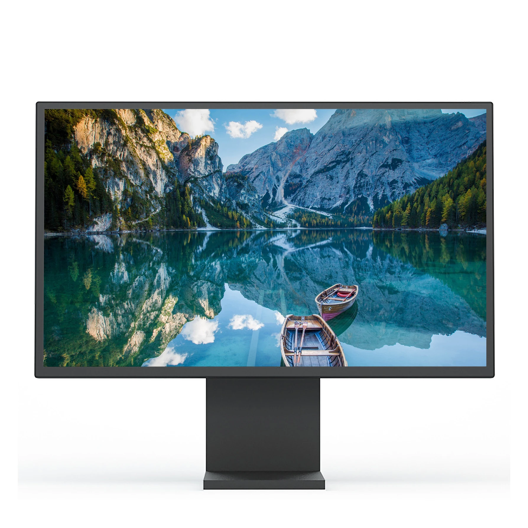 Imagem -02 - Monitor Led Borderless Monitor Lcd Tela Brilhante Mac Thunderbolt Ips Liga de Alumínio Cnc Hdr600 24 60hz 4k 3840x2160