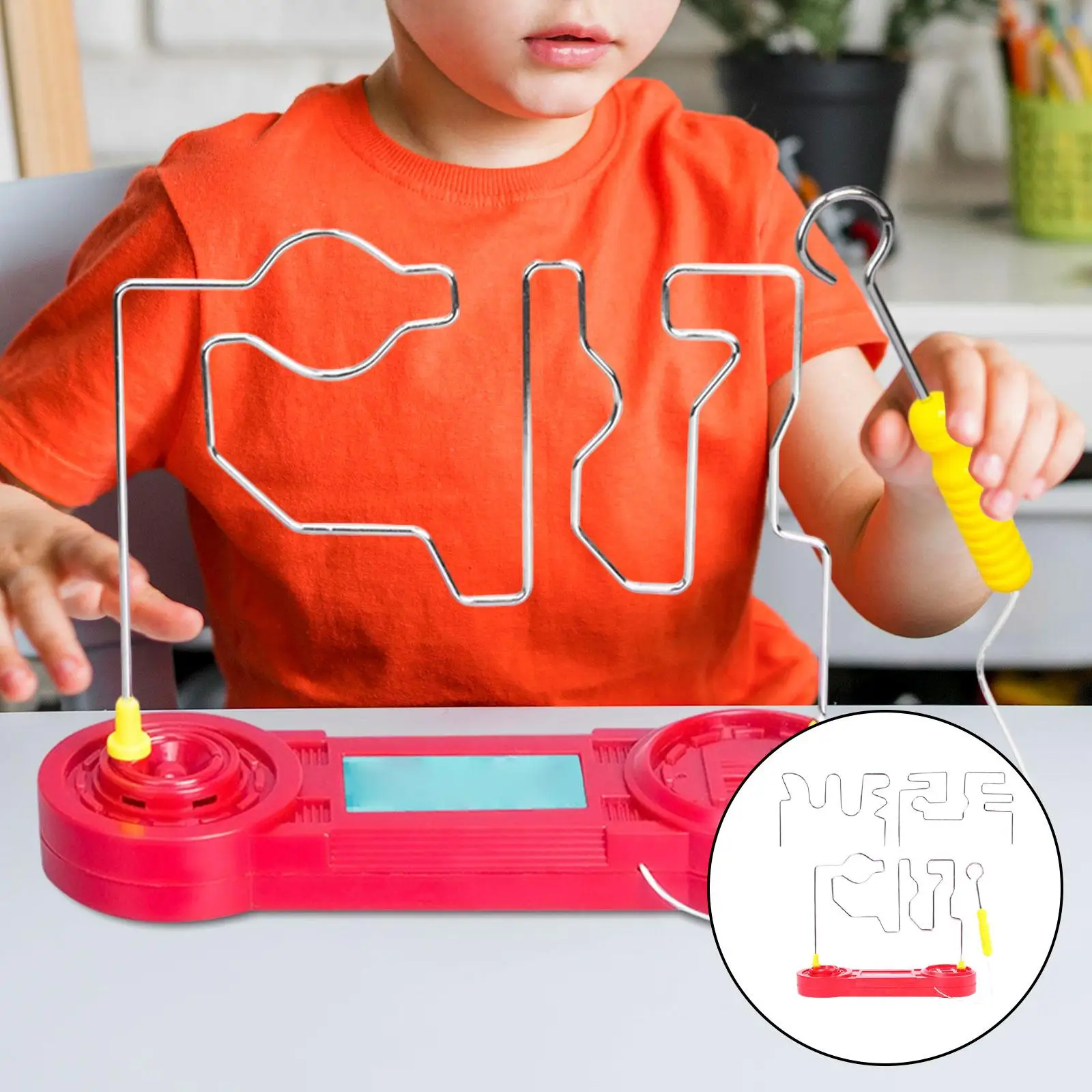 Childrens Electric Maze Game Wire Skill Toy for Christmas Party New Year Gift Idea