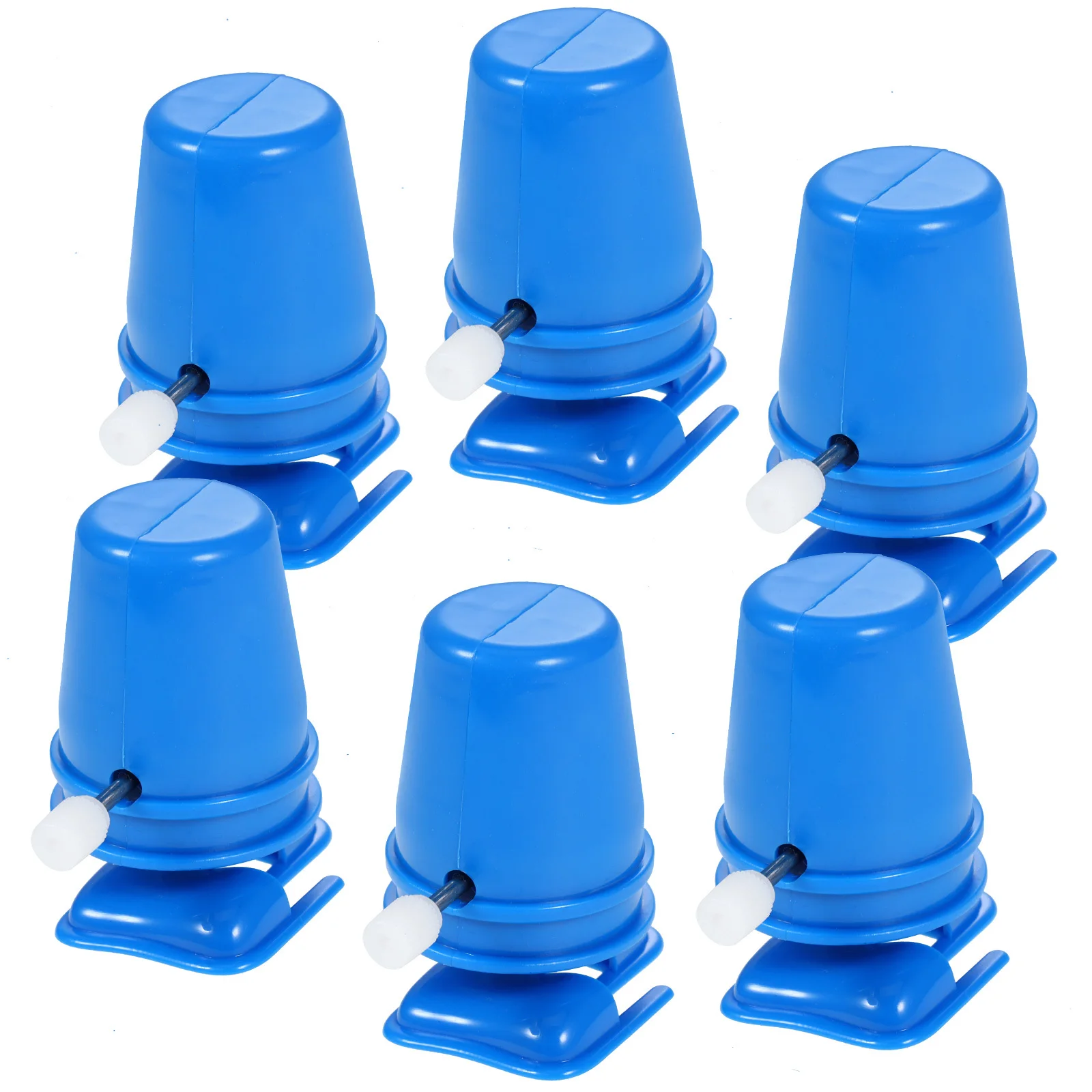 6pcs Replacement Clockwork Legged Robot Movement Mini DIY Accessory Compact Rewinding Part for Toy Repairing and Custom Projects