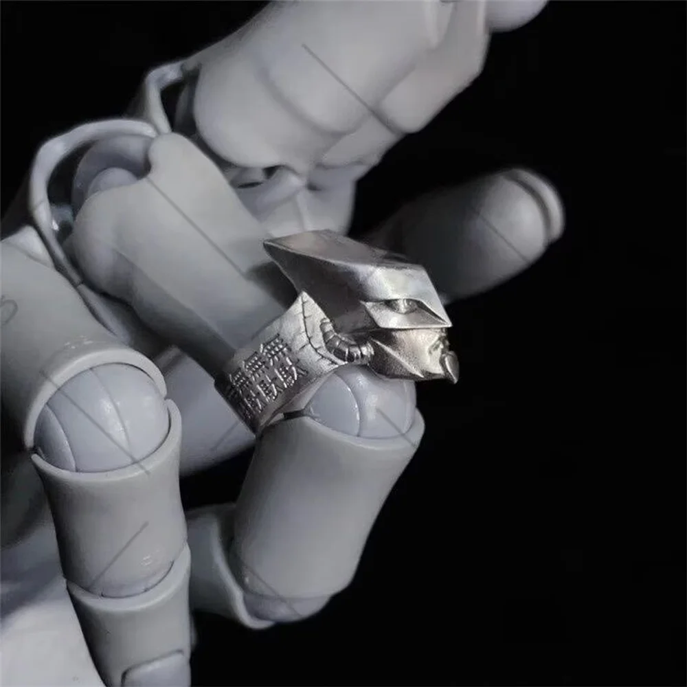 Anime JOJO Steel Ball Run The World Cosplay Ring Opening Adjustable Finger Rings Unisex Adult Party Prop