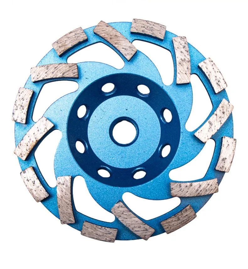 Imagem -04 - Ciclone Diamante Sinterizado Moagem Cup Wheels Disco de Moagem de Granito de Concreto de Forma Estranha em em M14 e Em11 22.23 mm 125 mm 180 mm