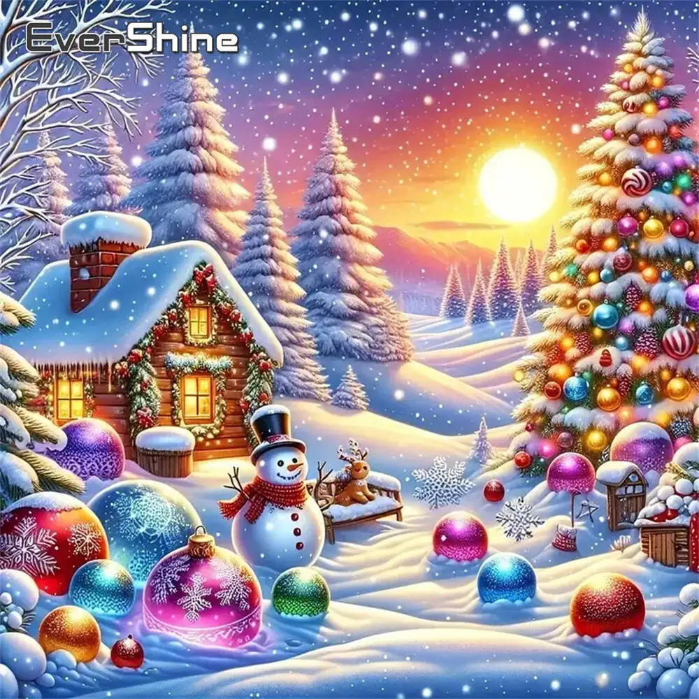 Evershine Diamant-Gemälde, Hund, Tier, Cartoon, komplett, quadratisch, rund, Diamant-Mosaik, Badezimmer, DIY-Bastelset, Heimdekoration