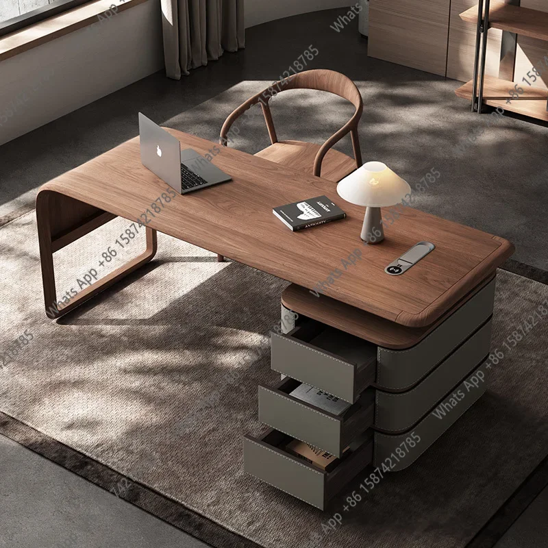 

N64 k Modern Luxury Executive Desk Manager Designer Storage Shelf Office Desks Computer Room Luxury Mesa De Escritorio Home Offi