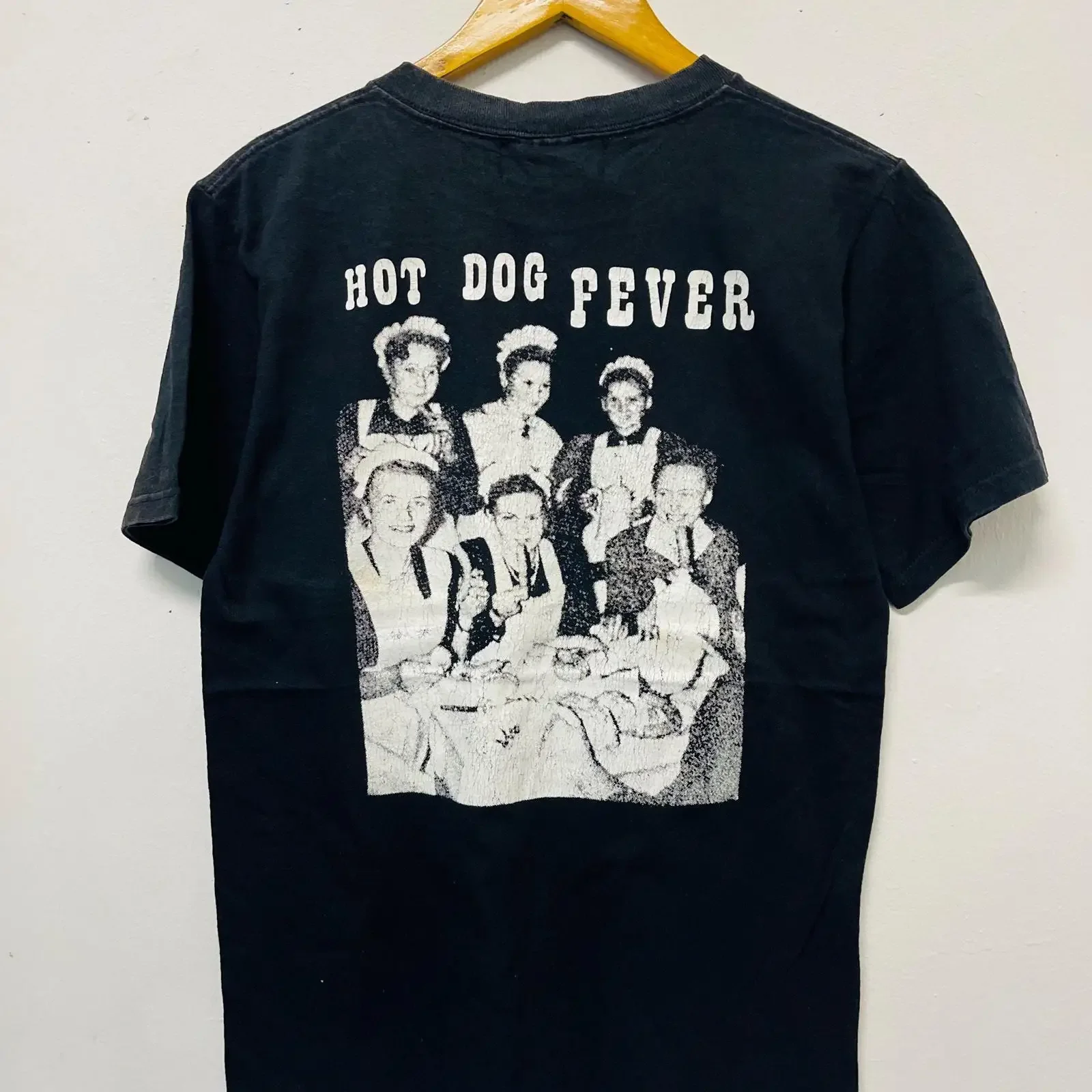 Vintage Y2K Urge Overkill Catch The Fever Music Band T Shirt Rare Alternative Rock American Black S vintage Washed Stretched
