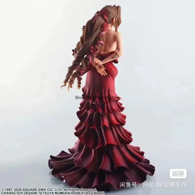 Original SQUARE ENIX BRING ARTS Final Fantasy VII Aerith Gainsborough Static Arts Action Figure Dress.Ver Model CollectiblesGift