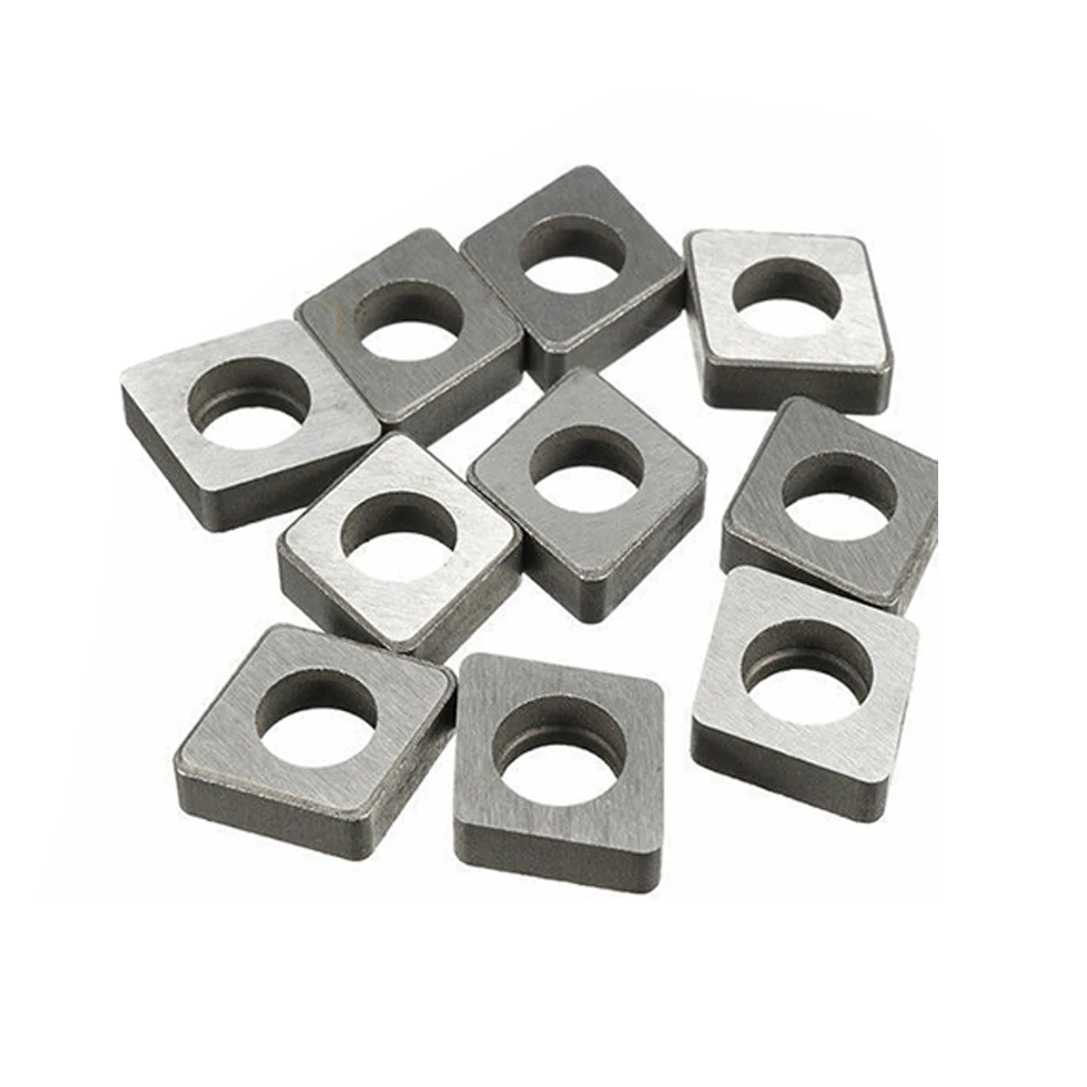 

For CNMG / CNMM /120408/04/12 Spacers Industrial 10 Pcs/Set 12x4mm Carbide Holder Tool Shim Seats High Quality