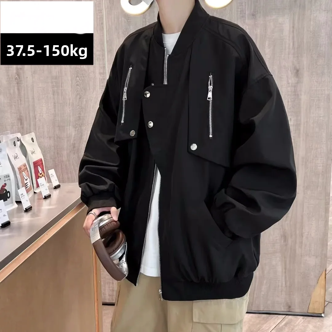 

Autumn Winter Large Size 300 Pou Baseball Jaet Coat Men's Women's Retro Couple New American Street Trend Brand Haome ...