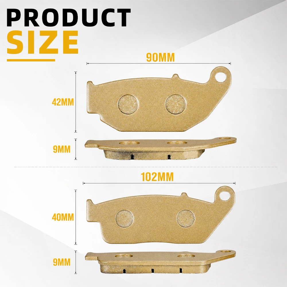 Brake Pads 1 Pair Front Rear Disc Brake Pads For KOVE 800X Colove 800X Motorcycles Accessories Adventure ADV