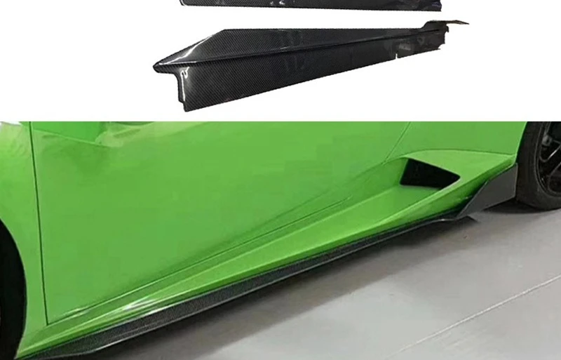 

Applicable To 2020-IN Lamborghini LP610 Carbon Fiber V Side Skirt Skirt Surround Modified Auto Parts