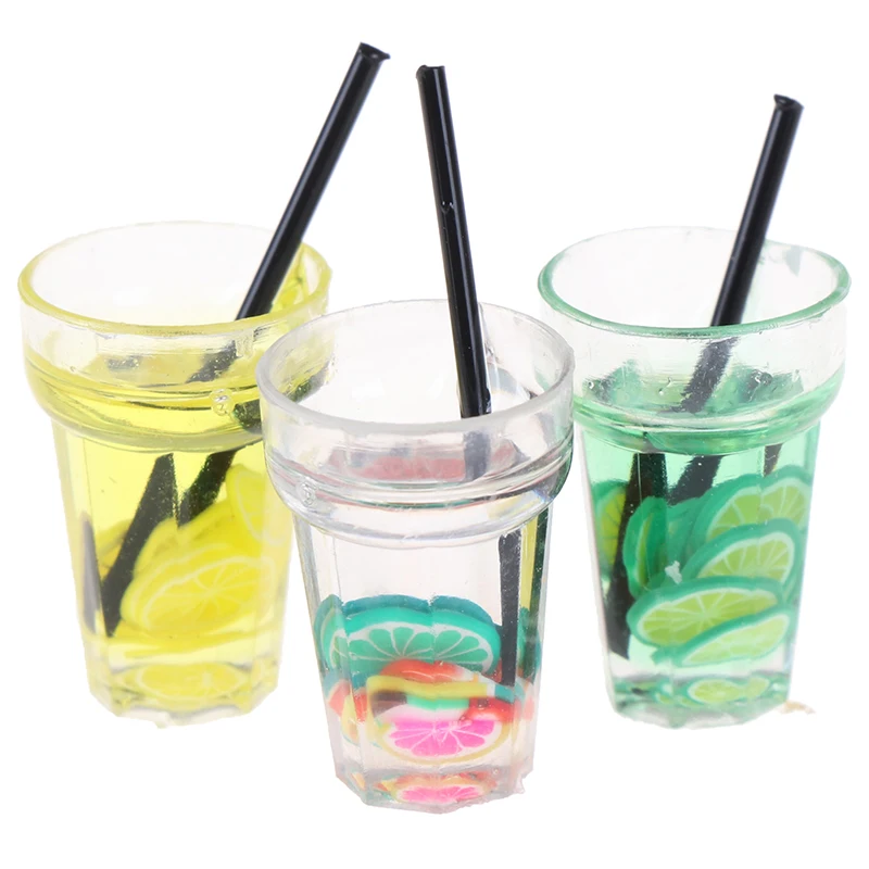 1:12 Scale cup drink for dollhouse miniature toy doll food kitchen accessories
