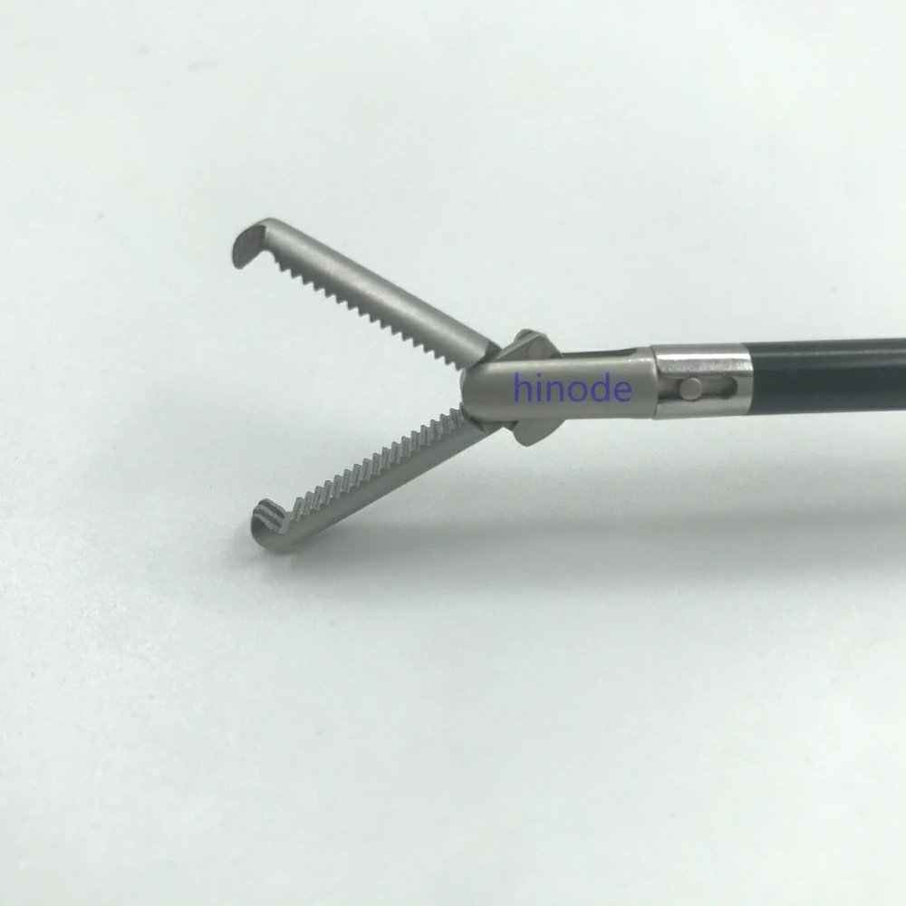 Imagem -06 - Laparoscópio Azul Cirúrgico Médico Laparoscopic Grasper Dissecando Fórceps Pinças Disports Handle Reutilizável f Mmx330 mm