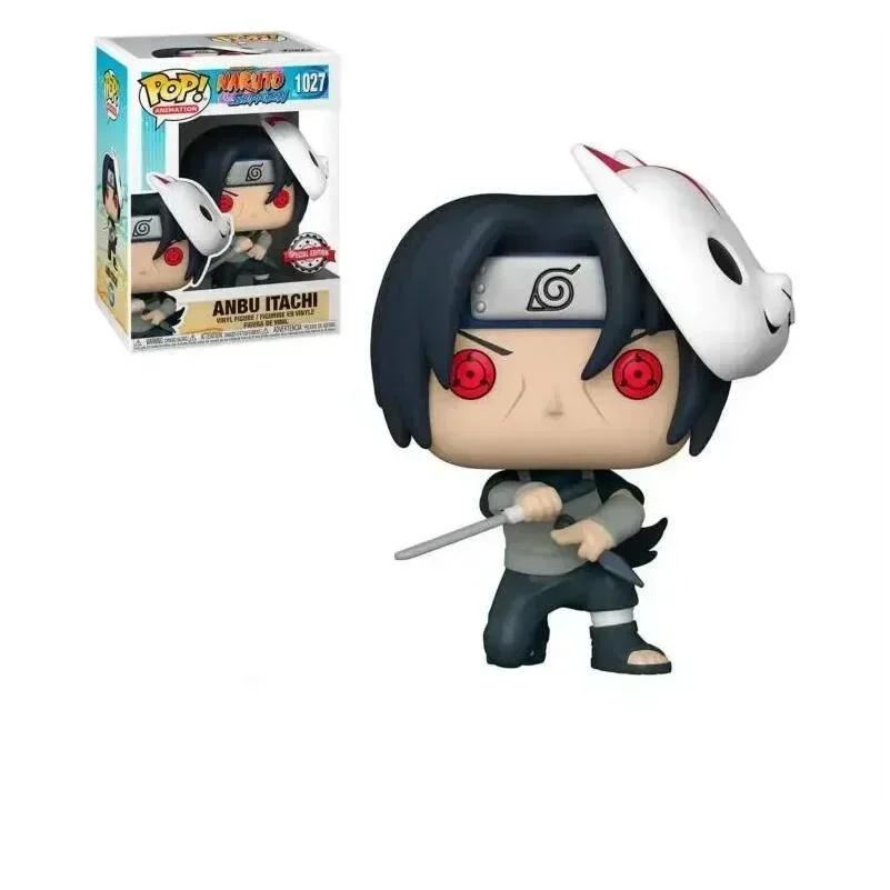 Funko POP NARUTO ANBU ITACHI 1037, виниловые куклы, экшн-фигурка, специальное издание, коллекция, модель из ПВХ, игрушки для детей, подарок на день рождения