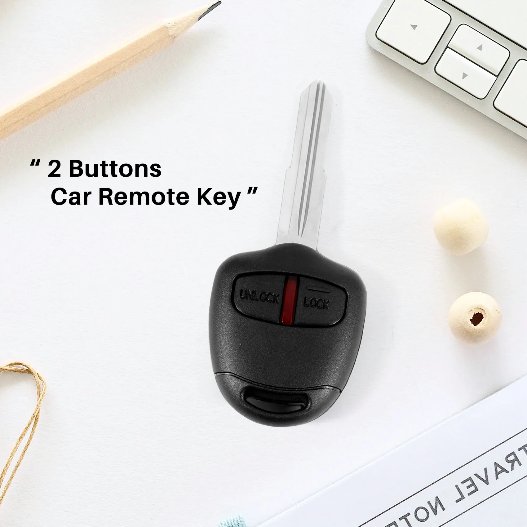 ABIB -Car Remote Key Suit For MITSUBISHI Outlander Pajero Triton ASX Lancer MIT8 Blade 433.92Mhz