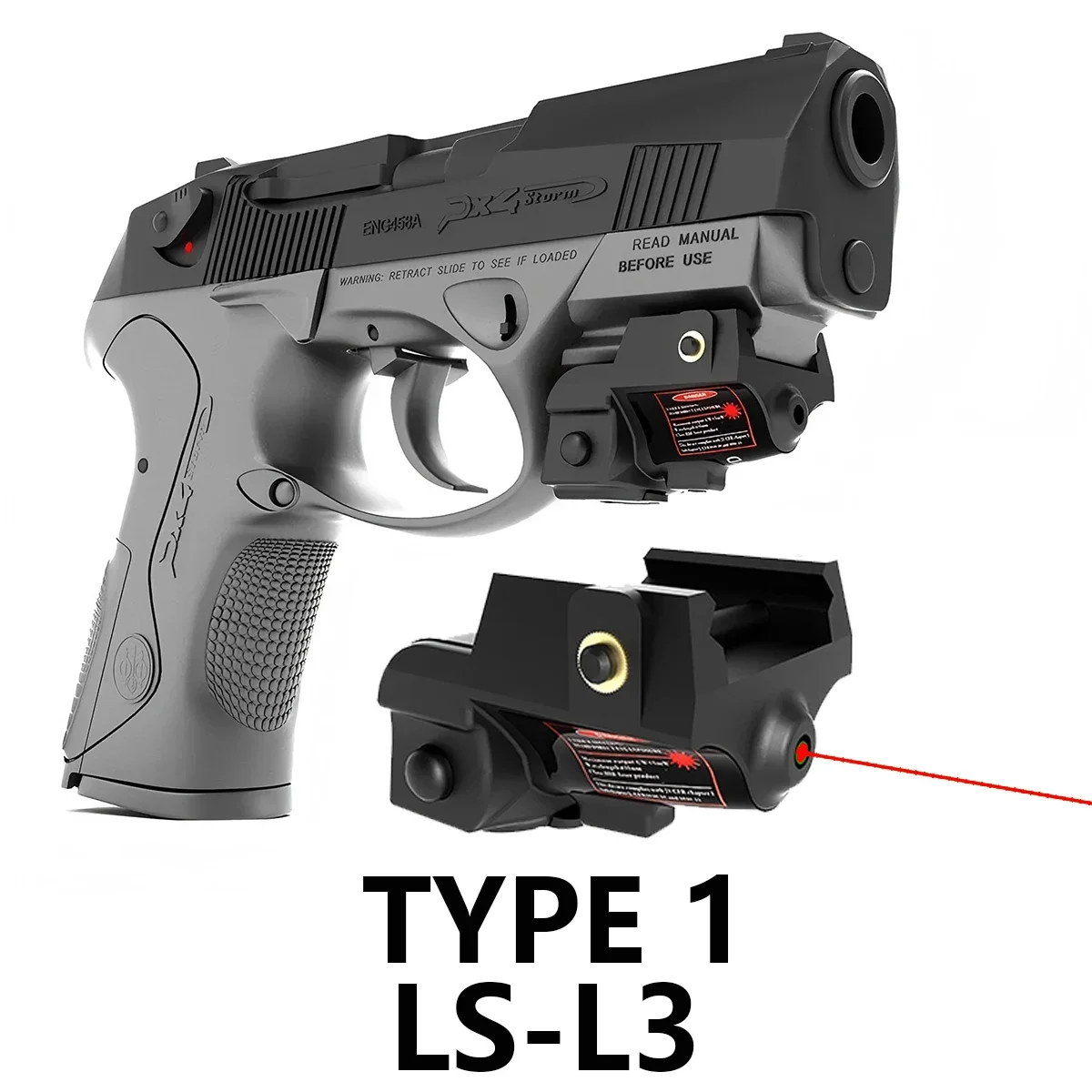 LS-L3 LS-L8 L101G USB Charging Red Green Laser Sight Airsoft Tactical Laser Sight For GLOCK TACRUS G2C 20mm Rail Gun Laser