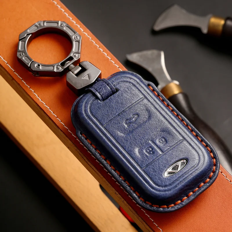 

Car Key Cover for Chery Tiggo 8 7 Tiggo 5X 2019 2020 Smart Keyless Remote Fob Protective Case Car-Styling Key Shell Accessories