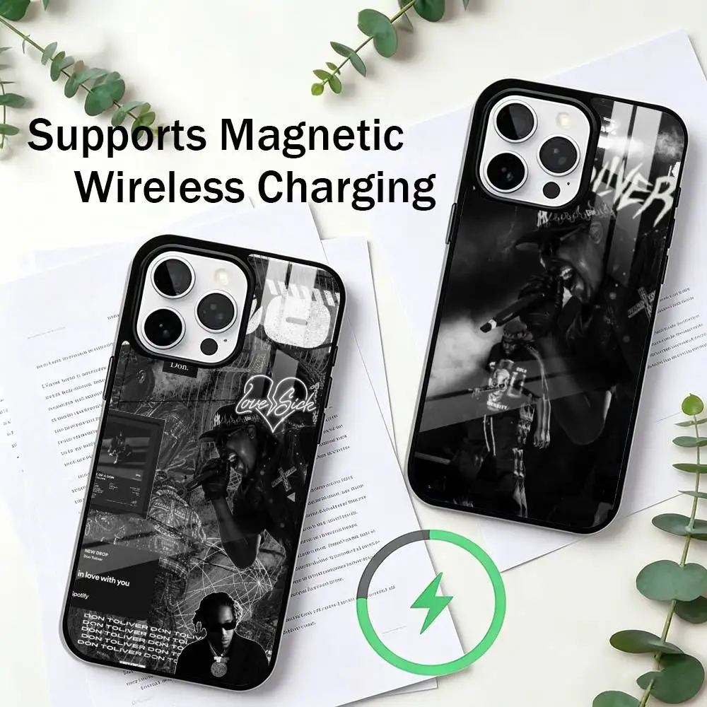 

Don Toliver Fashion Rapper Cool Phone Case For iPhone17,16,15,14,13,12,11 Plus,Pro Compatible with magnetic wireless charging