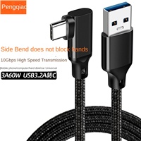 Elbow Type-C data cable mobile game charger VR Link C Public to A Public 3.2 Camera VR Game blitzwolf