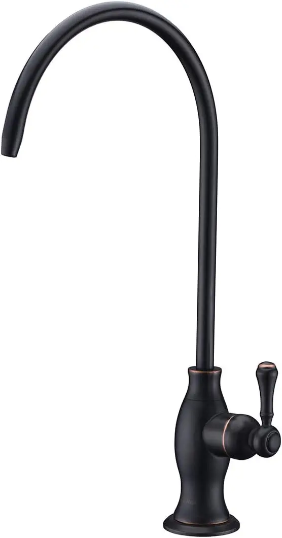 

Solid Brass Under Sink Water Filter Faucet, Oil Rubbed Bronze RO Faucet, Commercial Kitchen Water Filtration Fixture