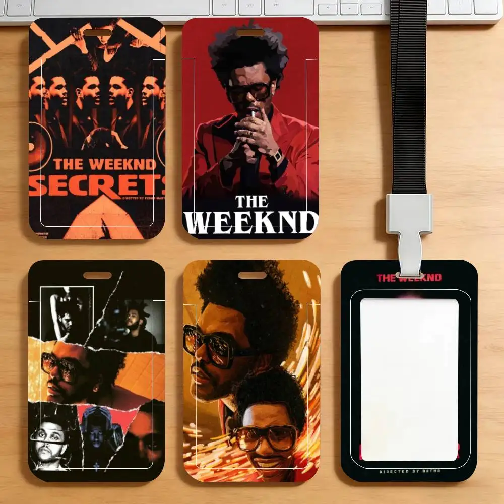 

Держатель для ID-карты The Weeknd с ремешком на шею, подвеской, держателем для бейджа, шнурком, брелоком, чехлом для рабочего пропуска, подарок