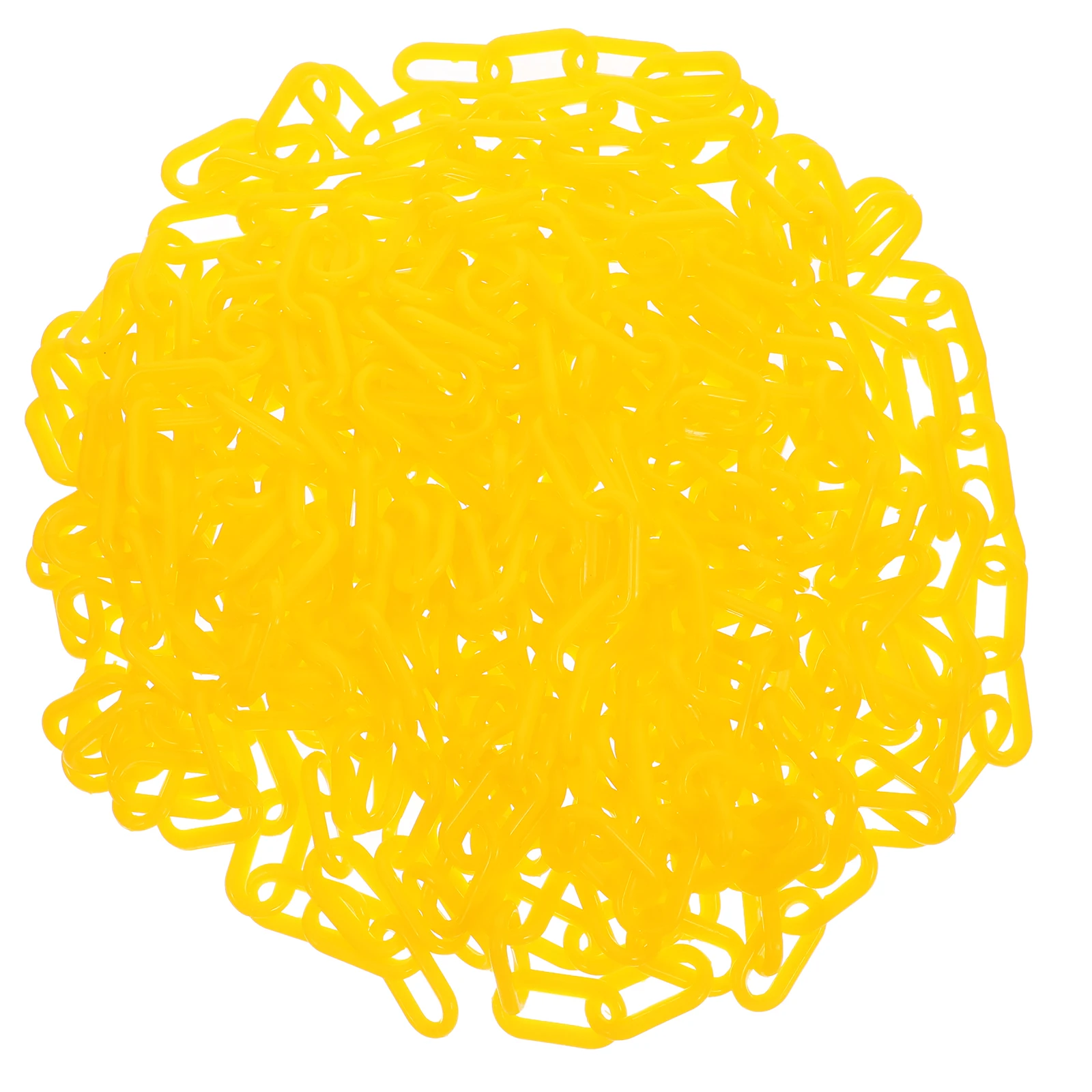 Plastic Safety Chain Warning Protection Barrier Link Crowd Control Fence Road Cone Pillar No Parking Sign