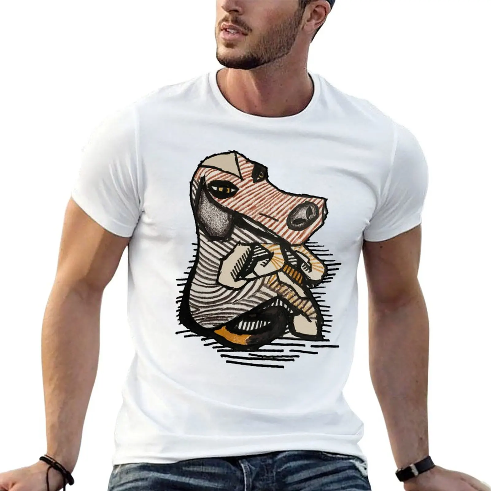 

tshirt the Bagel T-Shirt t man shirt cotton anime Friend Dog