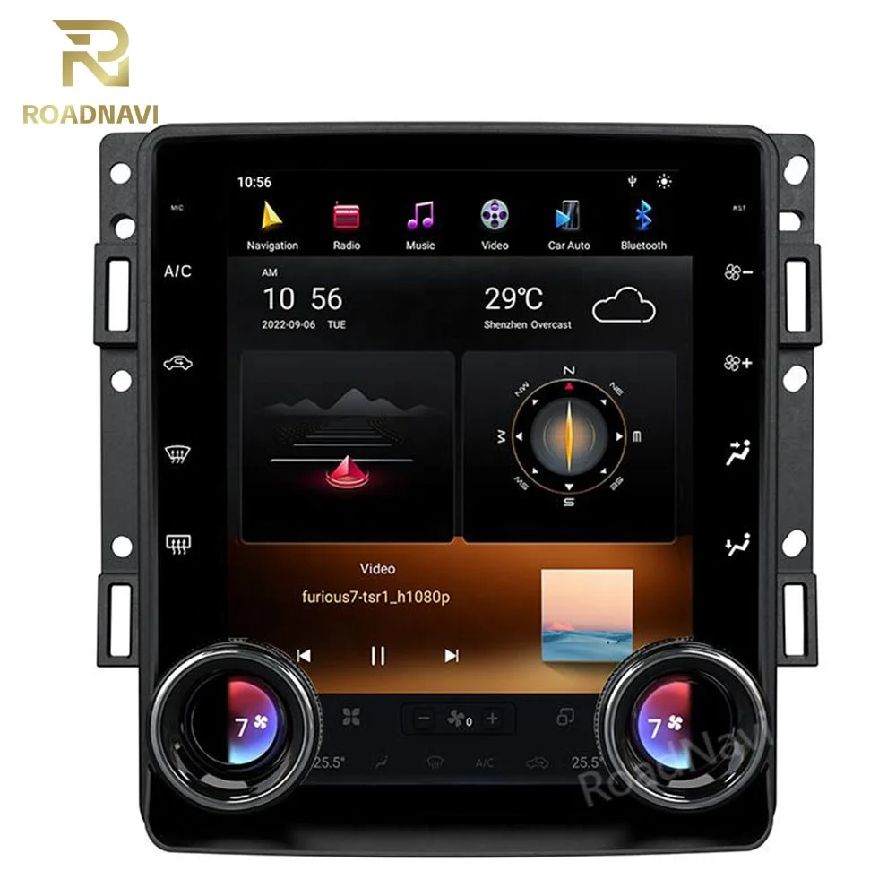 RoadNavi Android Carplay GPS Navi 4G 360 Multimedia Player Split Screen for Chevrolet Corvette C6 2005-2013 Reversing Aids TV