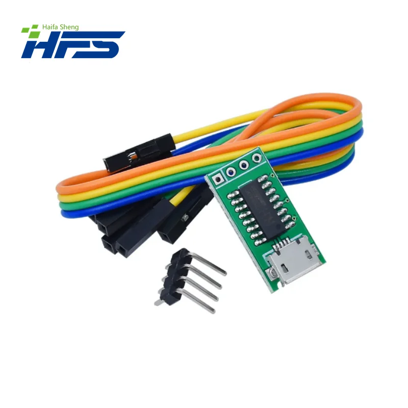 CH340 module, USB to TTL CH340G, CH340G, with small wire brush board, STC microcontroller, USB to serial Instead PL2303