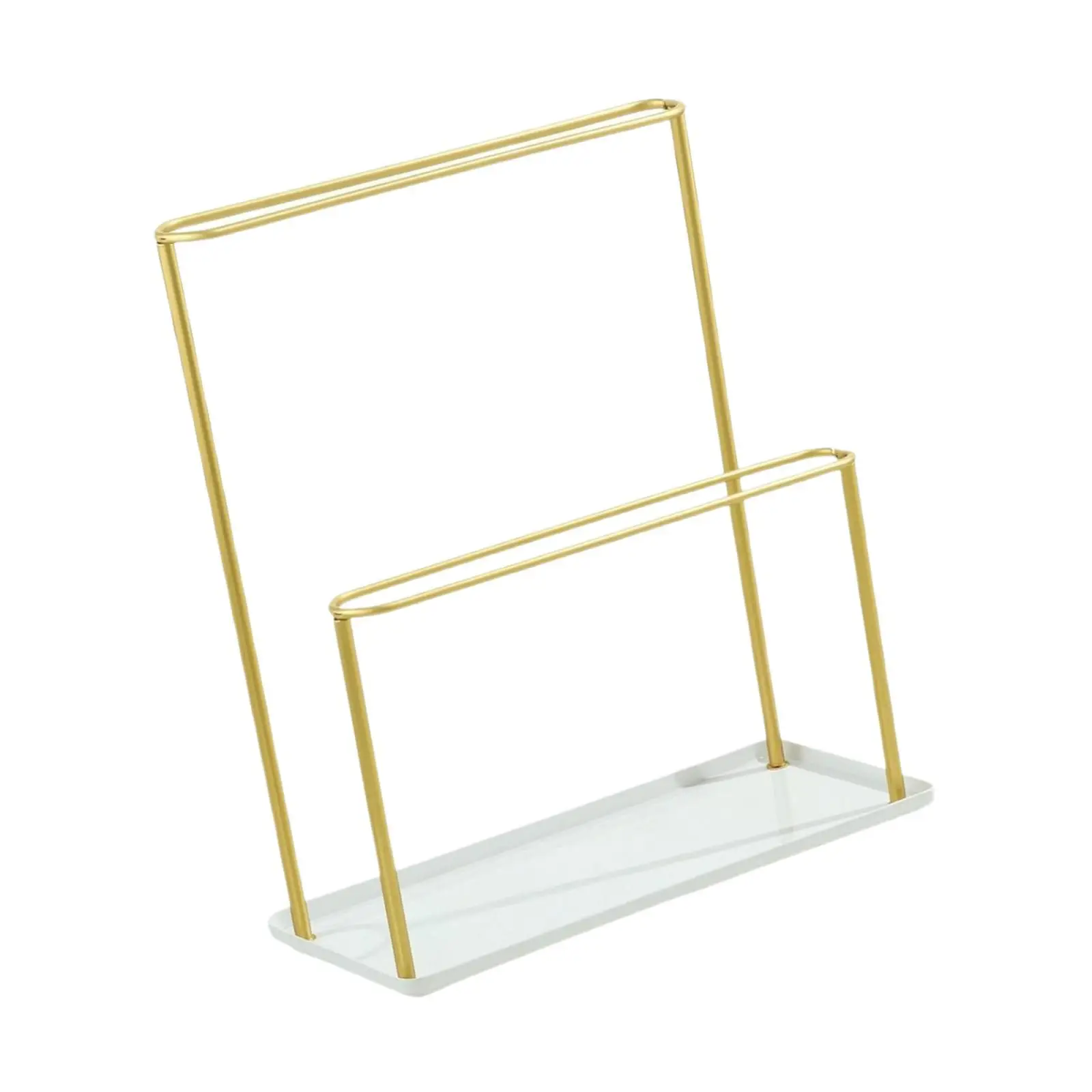 Headband Holder Organizer Metal Sturdy Home Decor Storage Stand 2 Tier Hair Clip