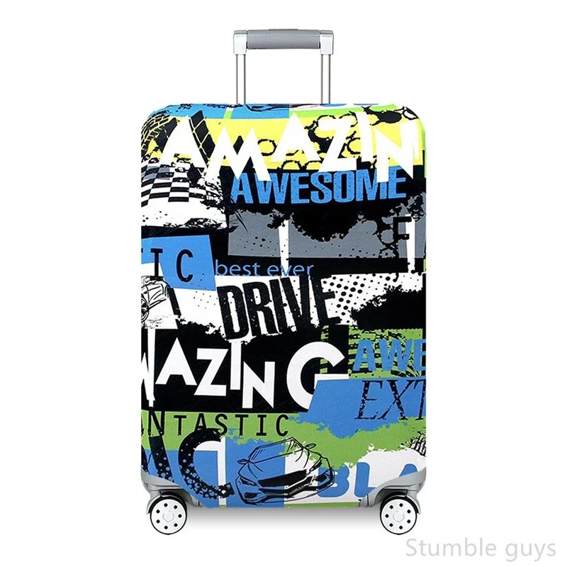 

Stretchy Protective Luggage Cover Washable Durable Suitcase Protector Ideal Travel Accessory Vacation Fits Trolley Luggage