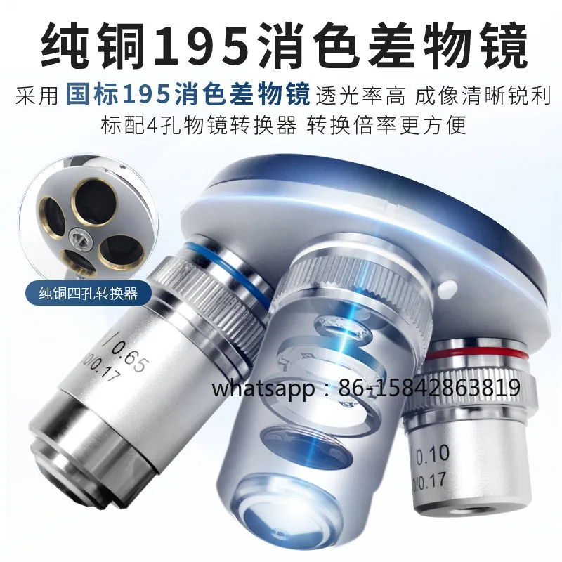 Binocular Microscope for Primary and Secondary School Students and Junior High School Students To See Bacteria N10E
