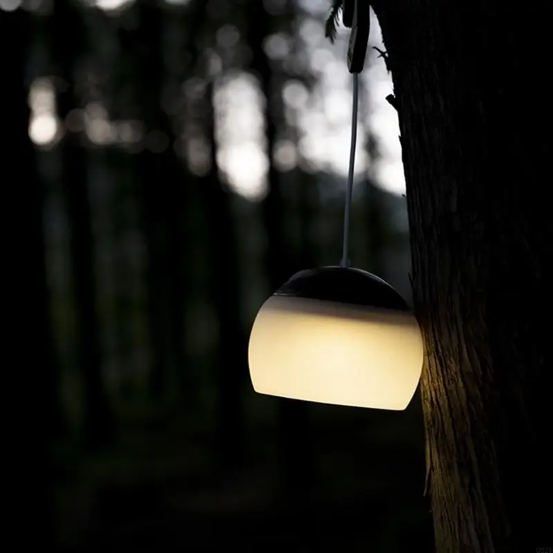 Q22F Przenośna LED LAMPING LATHINT Miękkie światło wielofunkcyjne wisząca atmosfera lampa namiot Nocne światło nocne na zewnątrz