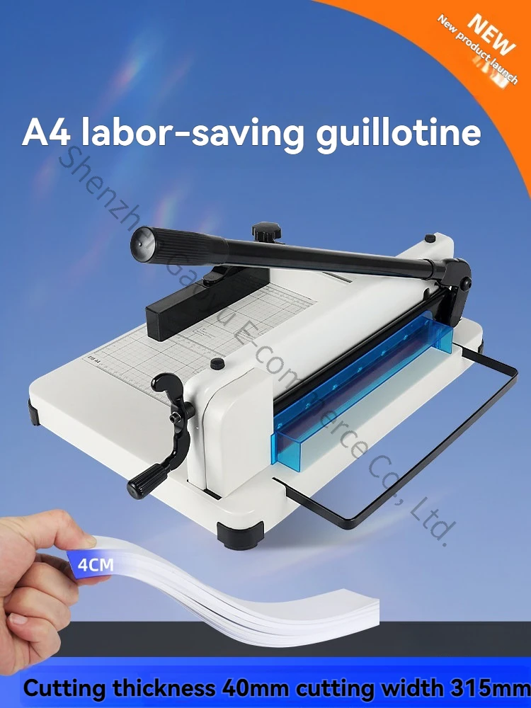 Manual Paper Cutter A4 Desktop Heavy Duty Thick Layer Tender Small Graphic Shop Office Large Cutting Business Card