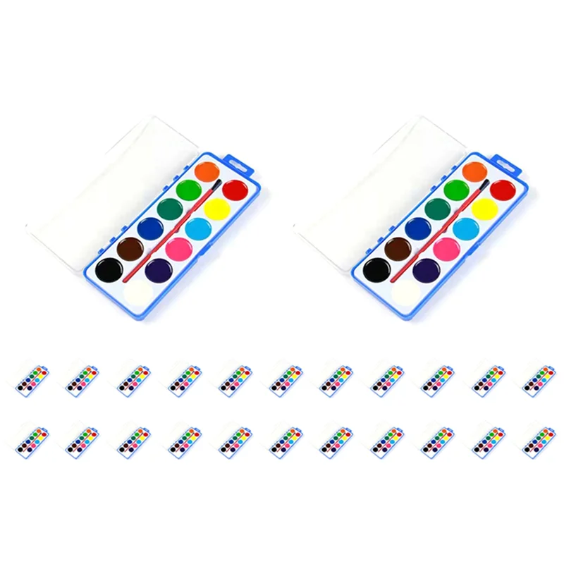 

-A89Z Watercolor Painting For Kids Bulk Watercolor Paint Washable Watercolor Paint In 12 Colors For Learning Tool At Home