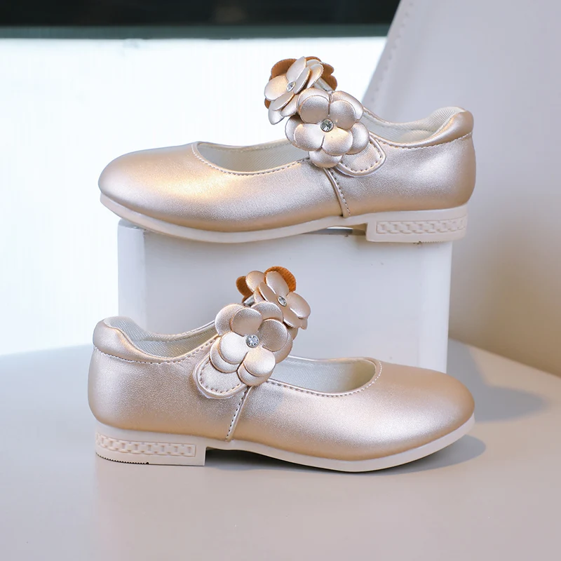 Herbst Mädchen Mary Jane Applikationen niedrigen Absatz schöne Kinder Prinzessin Schuh drei Farben spitzen Zehen atmungsaktiven Kinder Schuh 26-36 – Detail 20