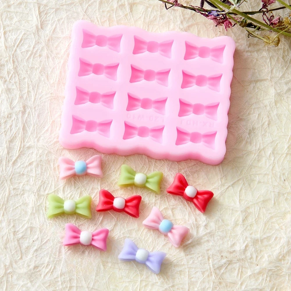 

3d Party Triangle Hat Silicone Molds Bow Top Hat Crown Cake Dessert Table Decoration Fondant Chocolate Mould Cake Decoration