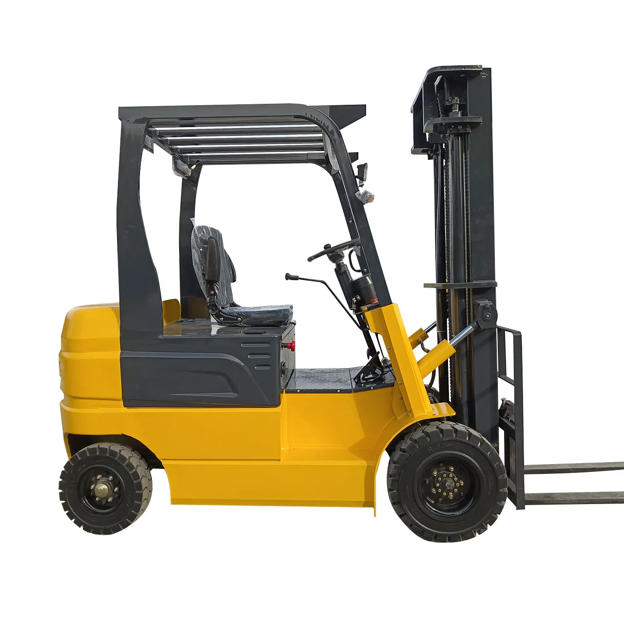 Jichuan factory Forklift narrow mini electric forklift 1.0 ton 1.5 ton four wheel forklift with small turning radius