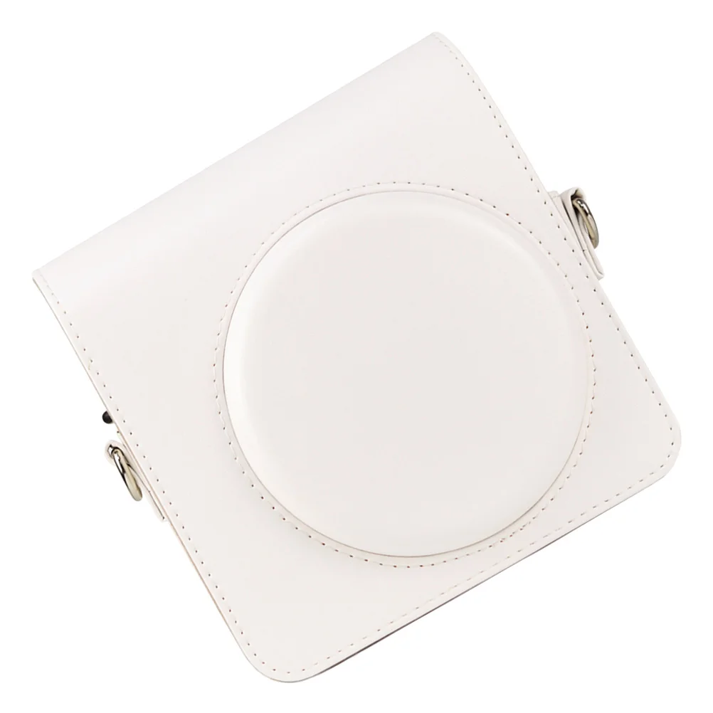

Camera Bags Storage for Adjustable Carrying Case Pu Protective Cover White Pouch
