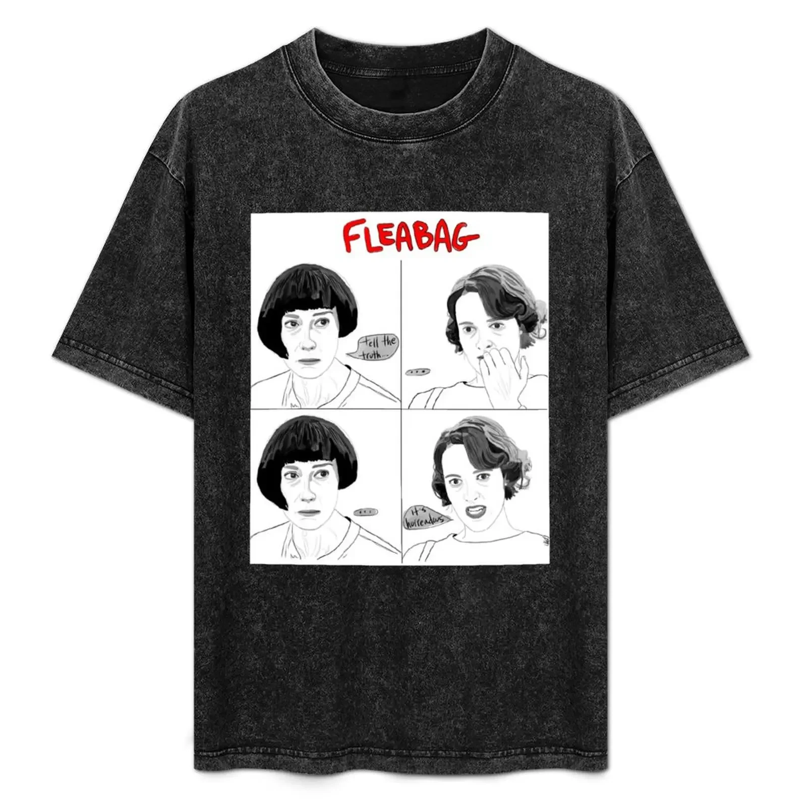 

Fleabag T-Shirt Urban Casual Loose Fit Tee