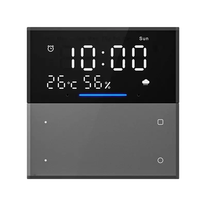 

A97I-Tuya Little Smart Spirit Voice Control Panel 2-Channel Switches 2-Channel Scene Zone Control Via Wi-Fi 2.4G+ Infrared