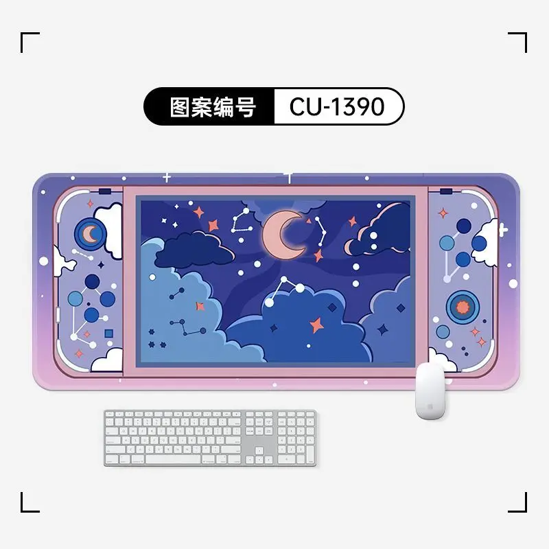 

Красочный резиновый настольный коврик Game Moon, коврик для мыши, настольный коврик, игровые коврики, противоскользящие прочные аксессуары для ПК, коврик для ноутбука и учебы и офиса