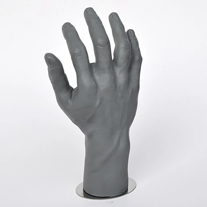 Male Mannequin Right Hand For Jewelry Bracelet Watch Glove Ring Display Hand Model Props Glove Model