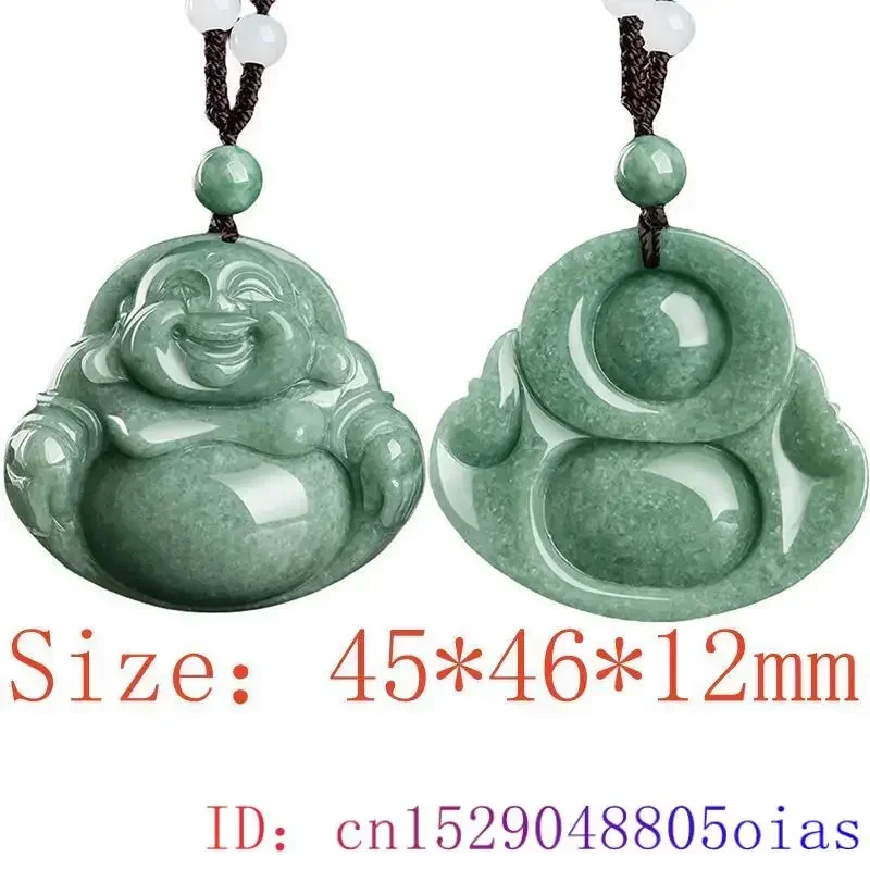 MC Natural Green Jadeite Pendant Necklace 3