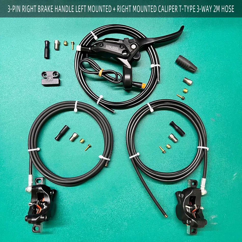 NFOX GT03 elektrische driewieler dubbele hydraulische remrijaccessoires GT07N remhendel remklauw bevestigingsapparaat systeemaccessoires