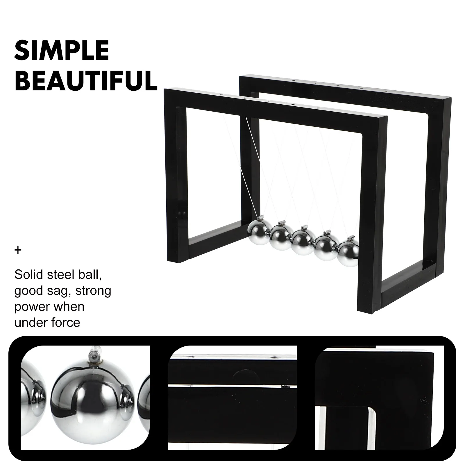 

Energy Conservation Ornament Cradle Basketball Swinging Balls Pendulum Office Desk Decor