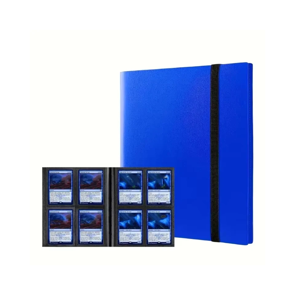 Extra grote ruilkaartbinder met 160 zakken - Duurzaam PP-materiaal, beschermend album voor spel- en verzamelkaarten